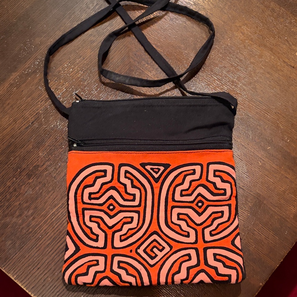 Tribal Pattern Handmade Crossbody Bag
